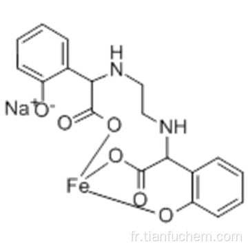Ferrate (1-), [[a, a &#39;- [1,2-éthanediyldi (imino-kN)] bis [2- (hydroxy-kO) benzèneacétato-kO]] (4 -)] -, sodium (1: 1) CAS 16455-61-1